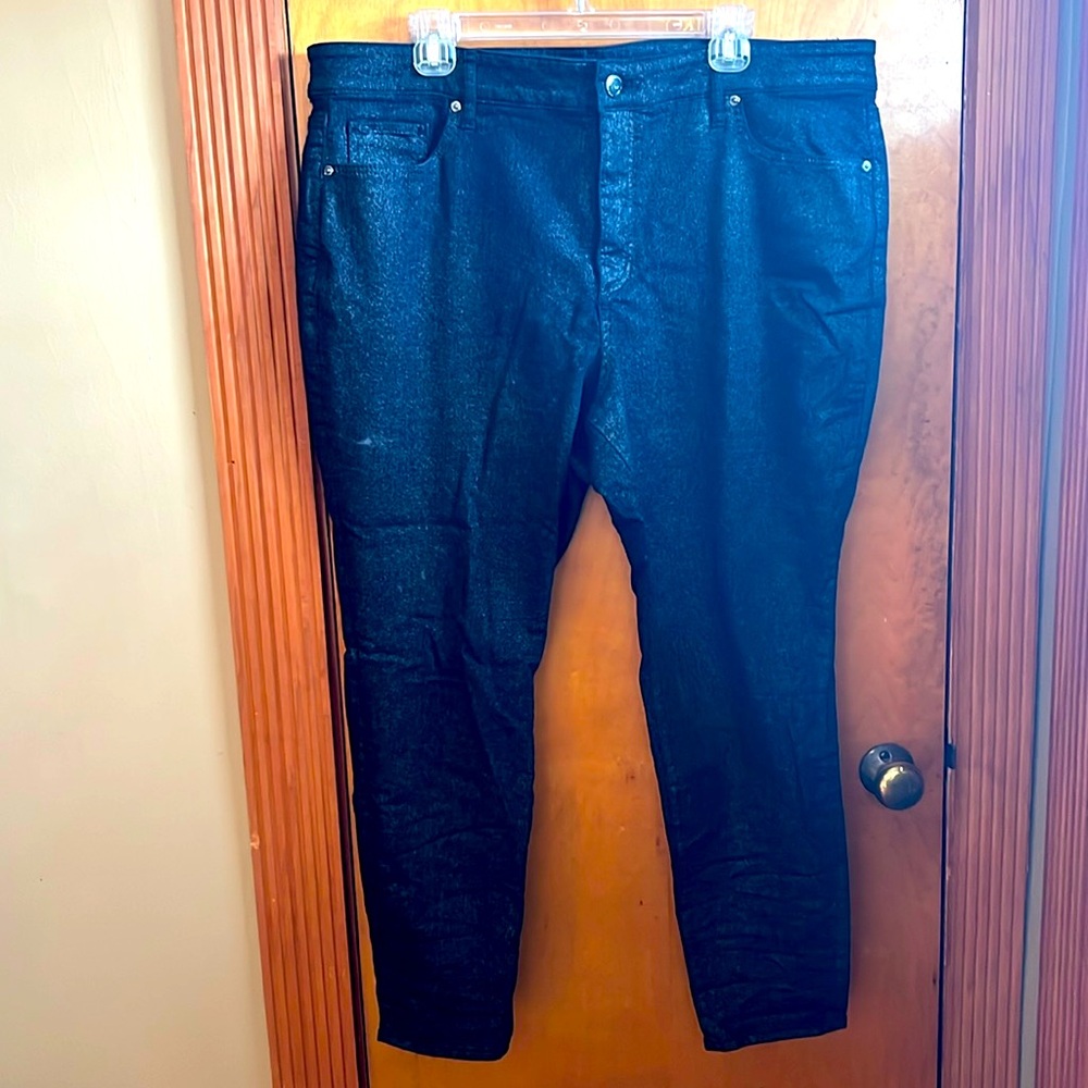 Loft Stylish Sparkly Black Denim Jeans
